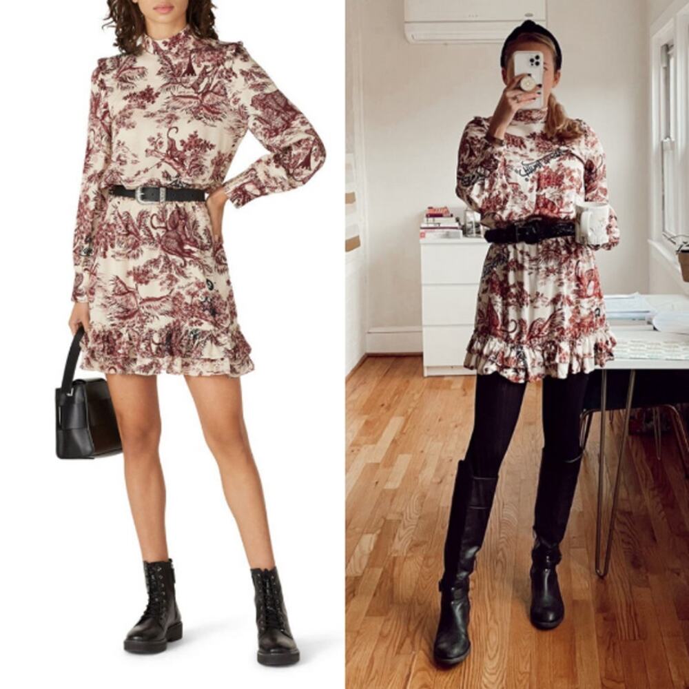 Zadig & Voltaire Rocket Jouy Satin‎ Dress Largen Resort Event Spring Summer